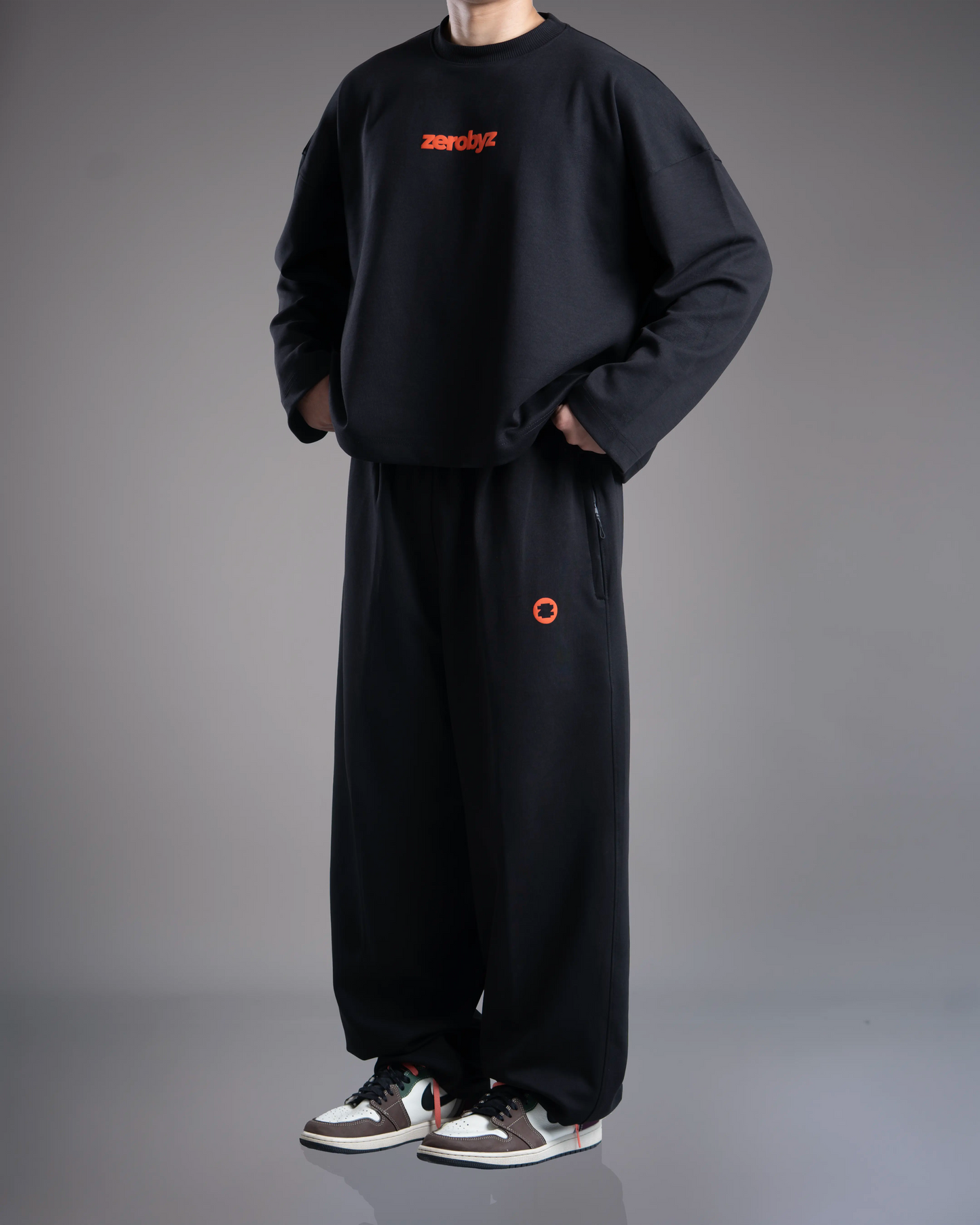NEVER BEEN NORMAL - Baggy Black Pant