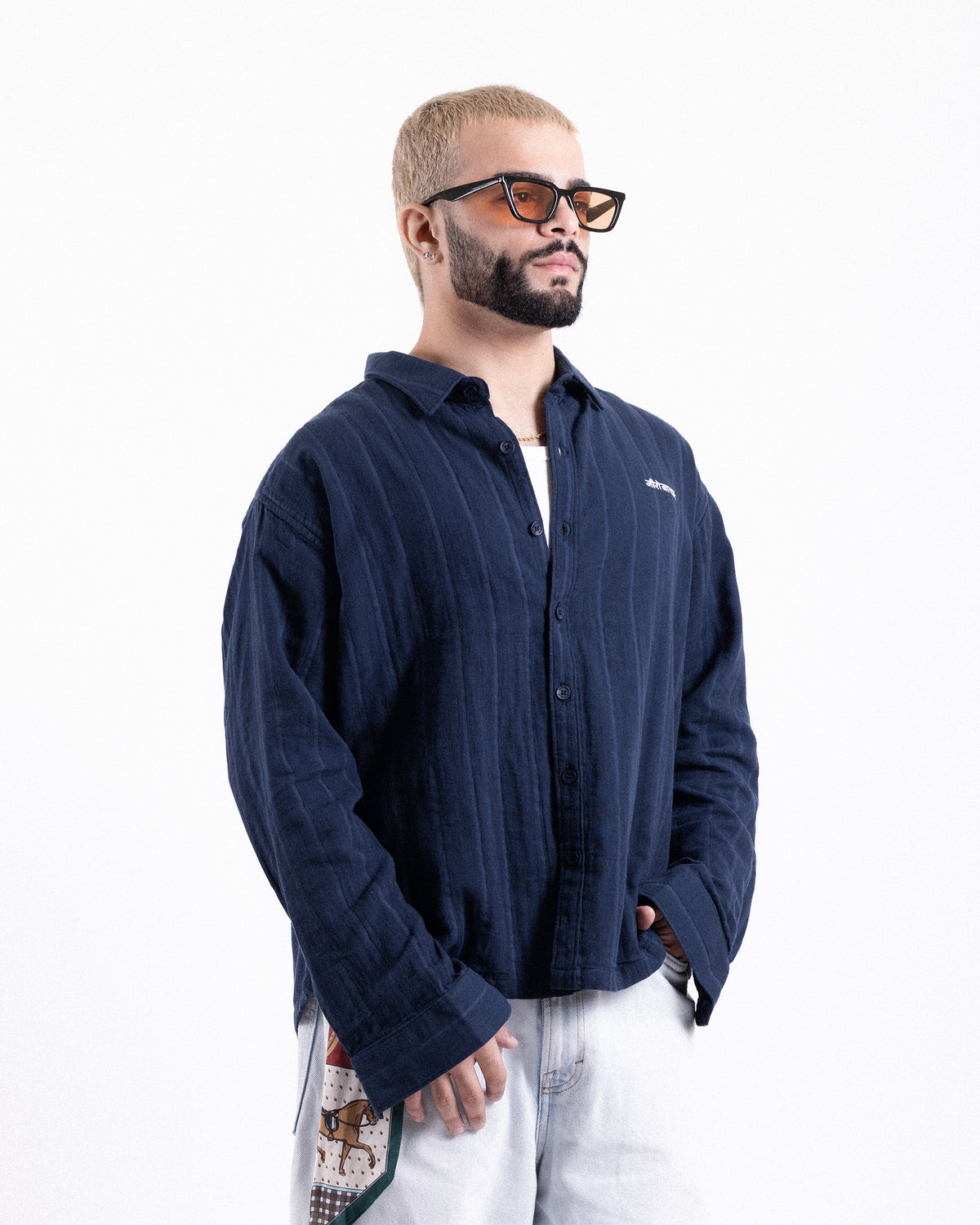 Subtle Shirt - Navy blue